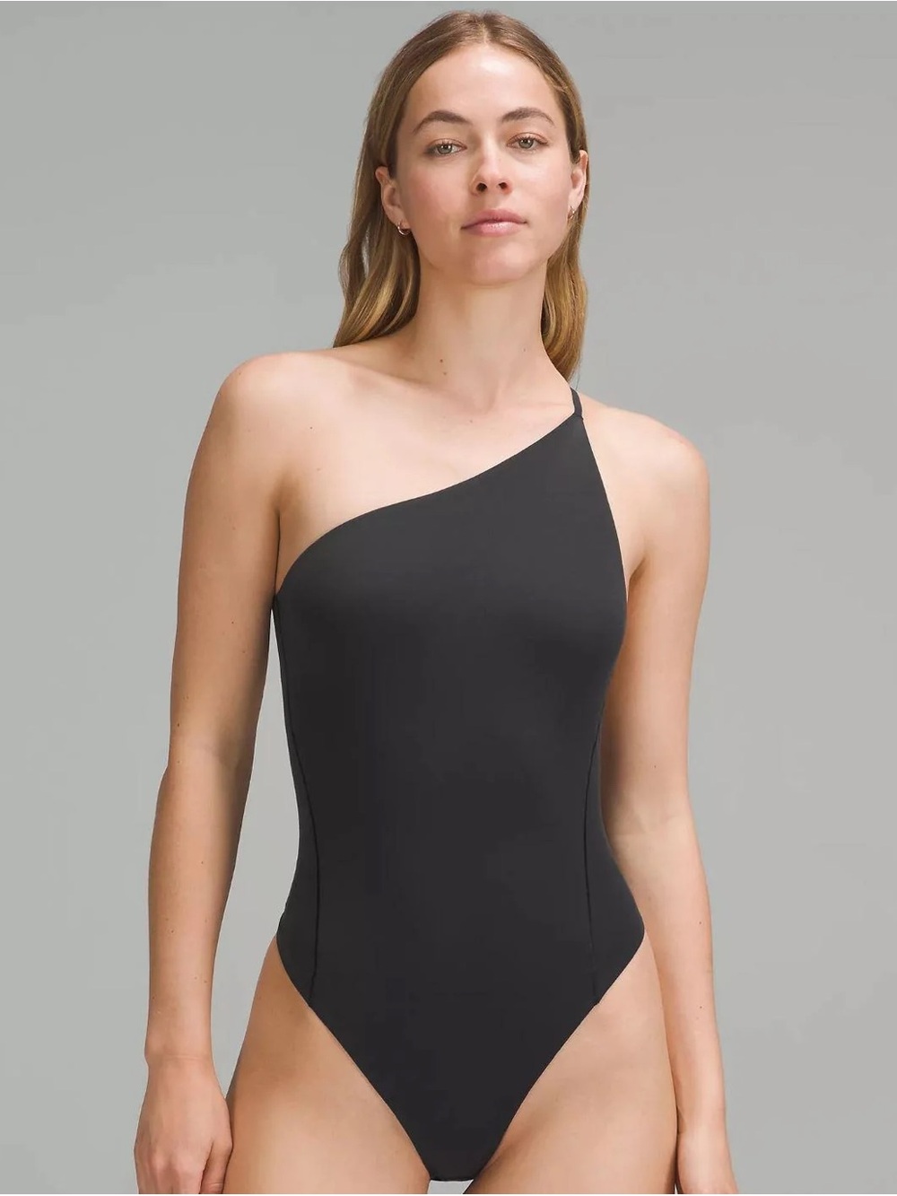 NWT Lululemon Wundermost Ultra-Soft Nulu One-Shoulder Spaghetti-Strap Bodysuit M
